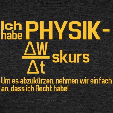 Abschluss T-Shirt - Physik LK Physiker Geschenkidee lustig Abschluss