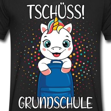 Abschluss T-Shirt - Grundschule Abschluss Einhorn Einschulung Geschenk