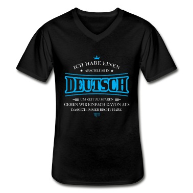 Abschluss T-Shirt - Deutsch Shirt-Abschluss