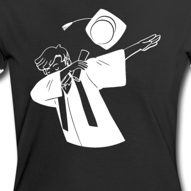 Abschluss T-Shirt - Dabbing Doktorhut Bachelor Studentenhut Abschluss