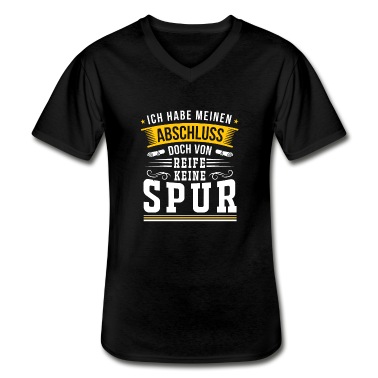 Abschluss T-Shirt - Abschluss Bestanden Jung Wild Reife Kind geblieben