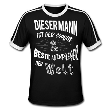 Abschluss T-Shirt - Dieser Mann ist der beste altenpfleger der Welt