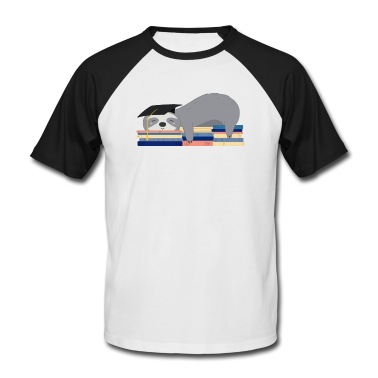 Abschluss T-Shirt - Schlafendes Faultier mit Hut nach dem Abschluss