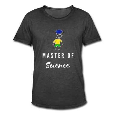 Abschluss T-Shirt - Master of Science Abschluss Uni