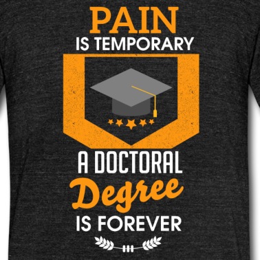 Abschluss T-Shirt - Dissertation Shirt - Doktor Abschluss Promotion