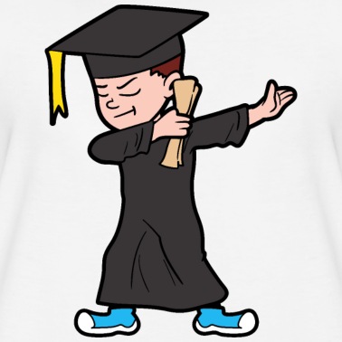 Abschluss T-Shirt - Dabbing Dab Abschluß Diplom Student Studium Abitur