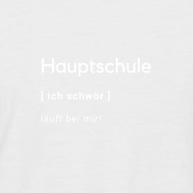 Abschluss T-Shirt - Hauptschule - Ich schwör - Läuft bei mir!