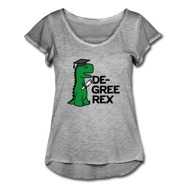 Abschluss T-Shirt - Akademischer Abschluss Rex T-Rex Dinosaurier Abschluss Wortspiel