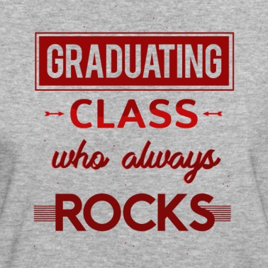 Abschluss T-Shirt - Abschluss rockt! Abschlussklasse Geschenkidee