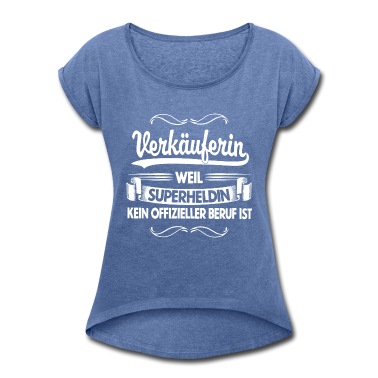 Abschluss T-Shirt - Verkäuferin - weil Superheldin kein...