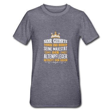 Abschluss T-Shirt - ALTENPFLEGER Beruf Geschenk Majestät Spruch