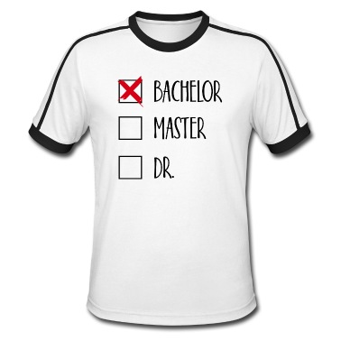 Abschluss T-Shirt - Bachelor Master Dr Abschluss Geschenk
