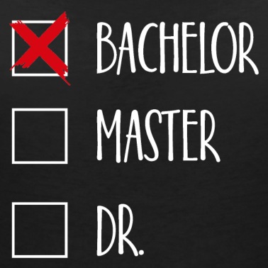 Abschluss T-Shirt - Bachelor Master Dr Abschluss Geschenk