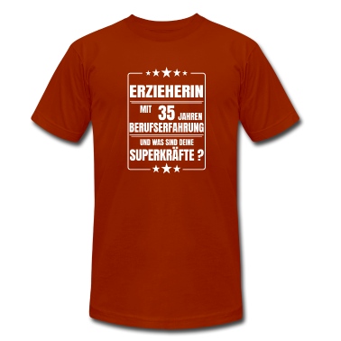 Abschluss T-Shirt - ERZIEHERIN 35 JAHRE BERUFSERFAHRUNG