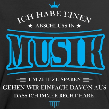 Abschluss T-Shirt - Abschluss in Musik