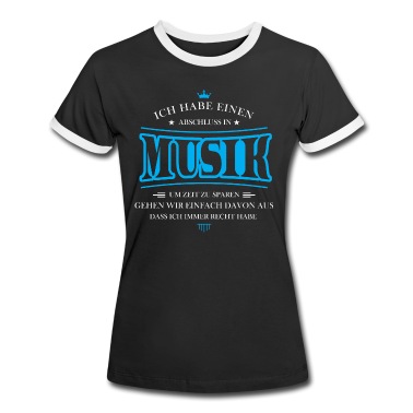 Abschluss T-Shirt - Abschluss in Musik