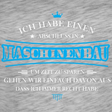 Abschluss T-Shirt - Abschluss in Maschinenbau