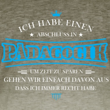Abschluss T-Shirt - Abschluss in Pädagogik