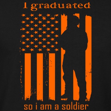 Abschluss T-Shirt - Ich habe einen Abschluss als Soldat gemacht