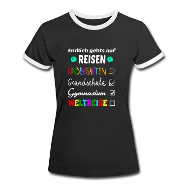Abschluss T-Shirt - Weltreise Abschluss Abitur