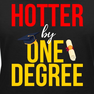 Abschluss T-Shirt - College-Abschluss heißer durch einen Abschluss-Absolventen