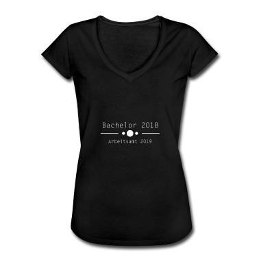 Abschluss T-Shirt - Bachelor Abschluss Spruch Weiß