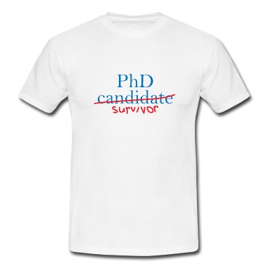 Abschluss T-Shirt - Phd Survivor Abschluss Geschenk