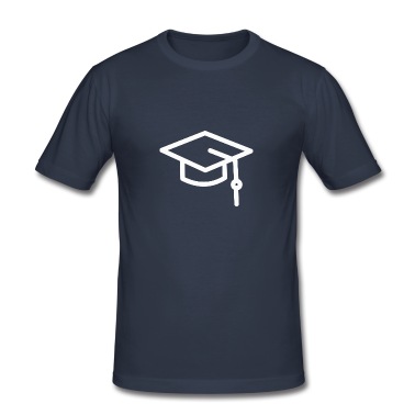 Abschluss T-Shirt - Hut Akademiker Universität Abschluss