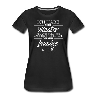 Abschluss T-Shirt - Master Abschluss Studium Studenten
