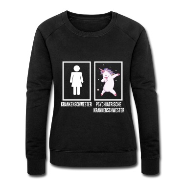 Abschluss Pullover - Psychiatrische Krankenschwester Dabbing Unicorn