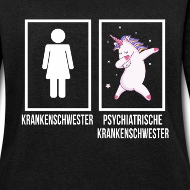 Abschluss Pullover - Psychiatrische Krankenschwester Dabbing Unicorn