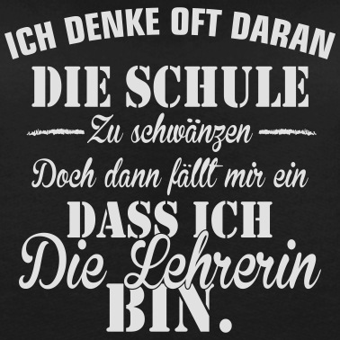 Abschluss Pullover - Lehrerin - schwänzen