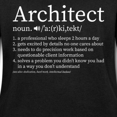 Abschluss Pullover - Architekt Beruf Definition Spruch Studium Geschenk