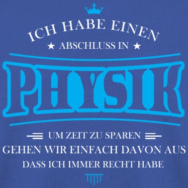 Abschluss Pullover - Abschluss in Physik