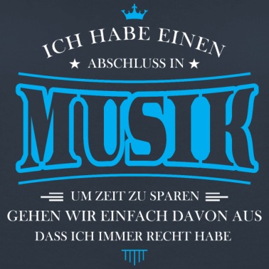 Abschluss Pullover - Abschluss in Musik