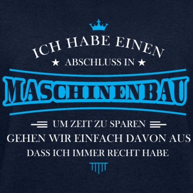 Abschluss Pullover - Abschluss in Maschinenbau