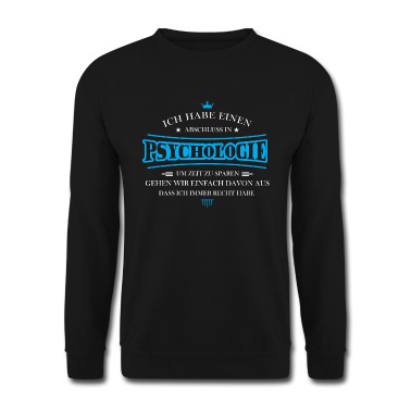 Abschluss Pullover - Psychologie Shirt-Abschluss