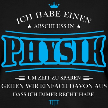 Abschluss Pullover - Physik Shirt-Abschluss