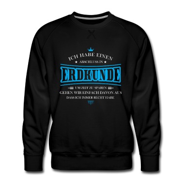 Abschluss Pullover - Erdkunde Shirt-Abschluss