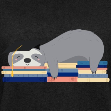 Abschluss Pullover - Schlafendes Faultier mit Hut nach dem Abschluss