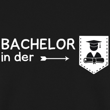 Abschluss Pullover - Bachelor in der Tasche Brusttasche Abschluss