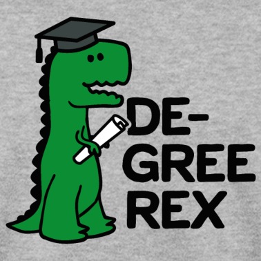 Abschluss Pullover - Akademischer Abschluss Rex T-Rex Dinosaurier Abschluss Wortspiel