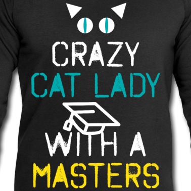 Abschluss Pullover - Master Abschluss Katzenfrau