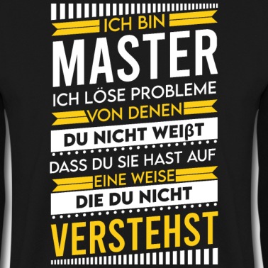 Abschluss Pullover - Abschluss Majestät Absolvent Mastertitel Master