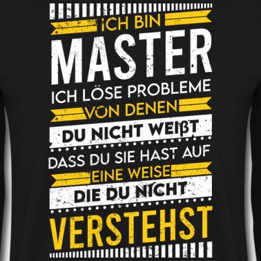 Abschluss Pullover - Abschluss Majestät Absolvent Mastertitel Master
