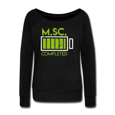 Abschluss Pullover - M.Sc. completed Master Abschluss Spruch Geschenk