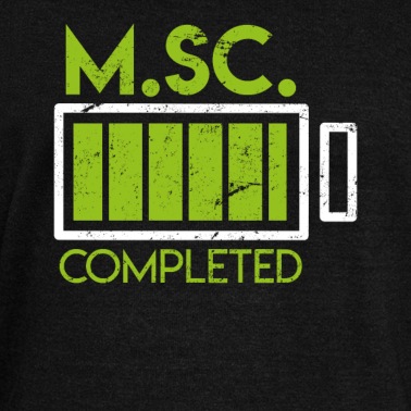 Abschluss Pullover - M.Sc. completed Master Abschluss Spruch Geschenk