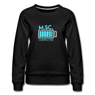 Abschluss Pullover - M.sc. completed Master Abschluss 2021 Geschenk