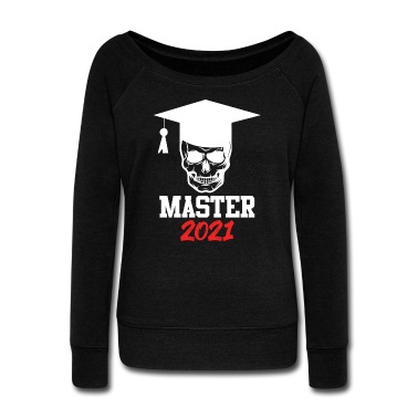 Abschluss Pullover - Master 2021 Abschluss Geschenk Totenkopf Master
