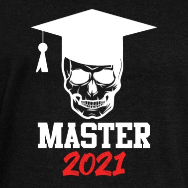 Abschluss Pullover - Master 2021 Abschluss Geschenk Totenkopf Master